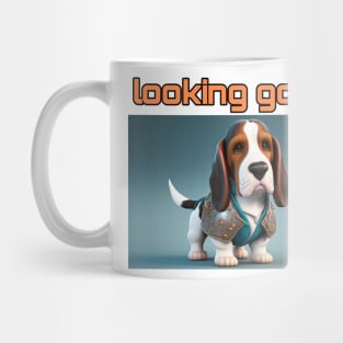 Basset Hound - Looking Good and dressed for success Mug